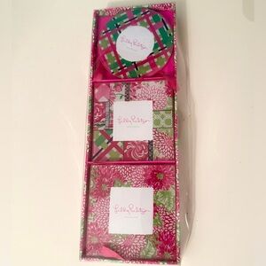 NEW Lilly Pulitzer set of 3 mini picture frames